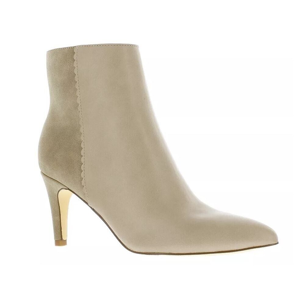 Draper James Sage Scallop Edge Women's High Heel Booties Size 8